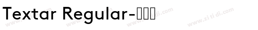 Textar Regular字体转换